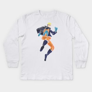 Animal man Kids Long Sleeve T-Shirt